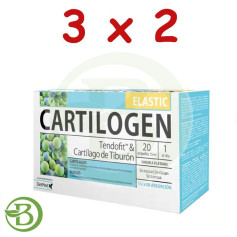 Pack 3x2 Cartilogen Elastic 20 Ampolas Dietmed
