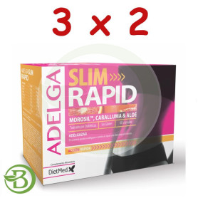 Pack 3x2 Adelgaslim Rapid 60 Cápsulas Dietmed