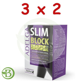 Pack 3x2 Adelgaslim Block 60 Cápsulas Dietmed