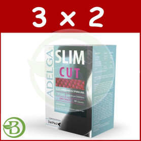 Pack 3x2 Adelgaslim Cut 84 Cápsulas Dietmed