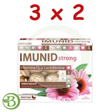 Pack 3x2 Imunid Strong 30 Comprimidos Dietmed