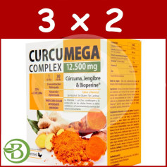 Embalagem 3x2 Curcumega Complex 12.500Mg. 30 Sticks Dietmed