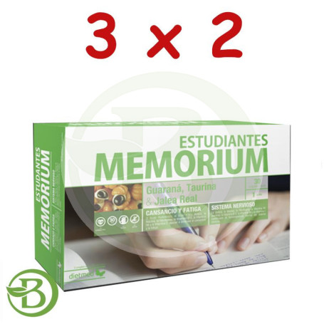 Pack 3x2 Memorium Estudantes 30 Ampollas Dietmed