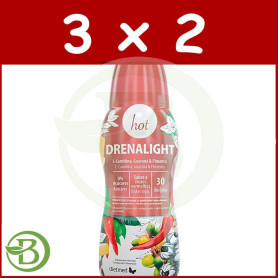 Pack 3x2 Drenalight Hot 600Ml Dietmed
