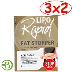 Pack 3x2 Liporapid Fat Stopper 30 Comprimidos Dietmed