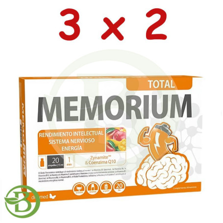 Pack 3x2 Memorium Total 20 Ampollas Dietmed