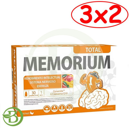 Pack 3x2 Memorium Total 30 Ampollas Dietmed