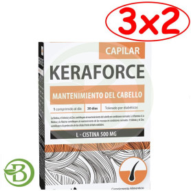 Pack 3x2 Keraforce Capilar 30 Comprimidos Dietmed
