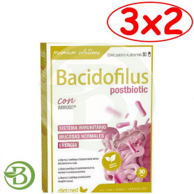 Pack 3x2 Bacidofilus Postbiotic 30 Cápsulas Dietmed
