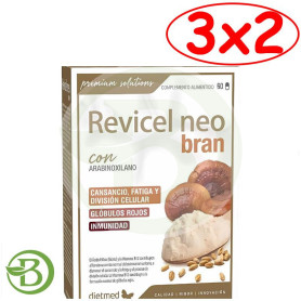Pack 3x2 Revicel Neo Bran 60 Cápsulas Dietmed