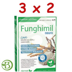 Pack 3x2 Funghimil Neuro 60 Cápsulas Dietmed