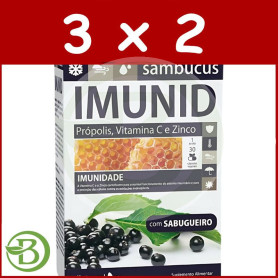 Pack 3x2 Imunid Sambucus 30 Cápsulas Dietmed