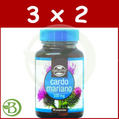 Pack 3x2 Cardo Mariano 500Mg. 90 Comprimidos Naturmil