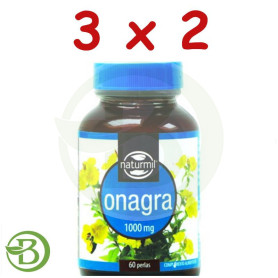 Pack 3x2 Onagra 1000Mg. 60 Perlas Naturmil