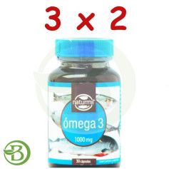 Embalagem 3x2 Ômega 3 1000mg. 30 Cápsulas Naturmil