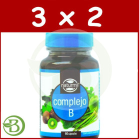 Pack 3x2 Complejo B 60 Cápsulas Naturmil