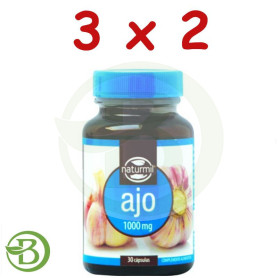 Pack 3x2 Ajo 1000Mg. 30 Perlas Naturmil