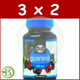 Pack 3x2 Guaraná 500Mg. 60 Comprimidos Naturmil