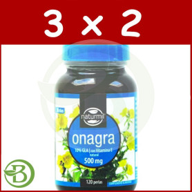 Pack 3x2 Onagra 500Mg. 120 Perlas Naturmil