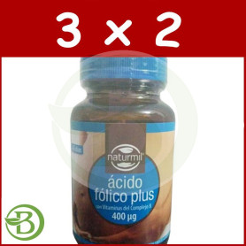 Pack 3x2 Ácido Fólico Plus 90 Comprimidos Naturmil
