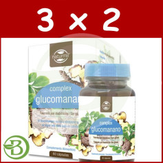 Pack 3x2 Glucomanano Complex 60 Cápsulas Naturmil