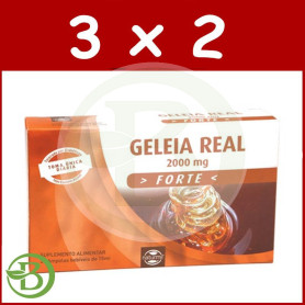 Pack 3x2 Jalea Real Forte 20 Ampollas 15Ml. Naturmil