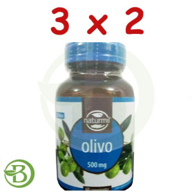 Pack 3x2 Olivo 500Mg. 60 Comprimidos Naturmil