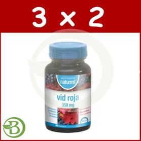 Pack 3x2 Vid Roja 350Mg. 60 Comprimidos Naturmil