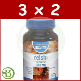 Pack 3x2 Reishi 600Mg. 60 Comprimidos Naturmil