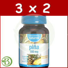 Pack 3x2 Piña 500Mg 90 Capsulas Naturmil