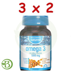 Pack 3x2 Ômega 3 18/12 1000Mg 90 Pérolas Naturmil