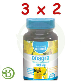 Pack 3x2 Onagra 1000Mg 90 Perlas Naturmil