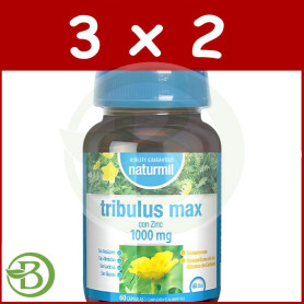 Pack 3x2 Tribulus Max 60 Cápsulas Naturmil