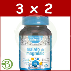 Pacote 3x2 Malato de Magnésio 90 Comprimidos Naturmil