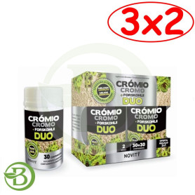 Pack 3x2 Cromo con Forskohlii Duo Novity