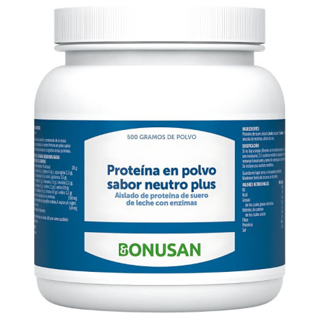 Proteína em pó Complexo Sabor Neutro 500G Bonusan
