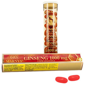 Ginseng com Lecitina 1000Mg 30 Cápsulas Marnys