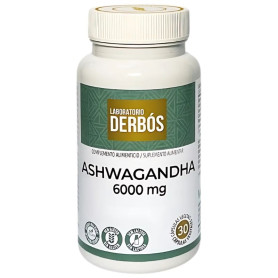 Ashwagandha 6000mg 30 Cápsulas Vegetais Derbós