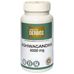 Ashwagandha 6000mg 30 Cápsulas Vegetais Derbós