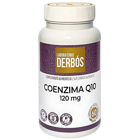 Coenzima Q10 120mg 60 Cápsulas Vegetais Derbós