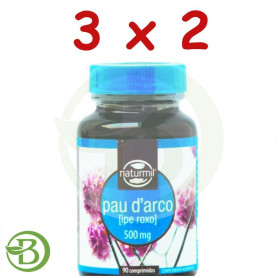 Pack 3x2 Pau D´arco 500Mg. 90 Comprimidos Naturmil