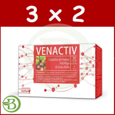 Pacote 3x2 Venactiv Legs 20 Ampolas 15Ml. Dietmed