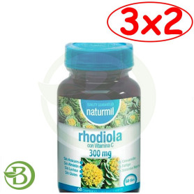 Pack 3x2 Rodiola 300Mg. 60 Comprimidos Naturmil