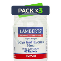 Pacote 3x Isoflavonas de Soja Lamberts