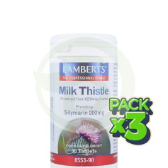 Pacote 3x Milk Thistle Lamberts