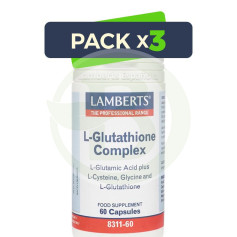 Pacote 3x L-Glutationa Complex Lamberts
