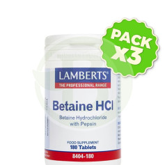 Pacote 3x Betaína com Pepsina Lamberts