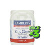 Pack 3x Zinc 25Mg. 120 Comprimidos Lamberts
