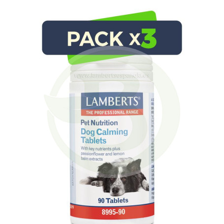 Pack 3x Tabletas Calmantes para Perros 90 Tabletas