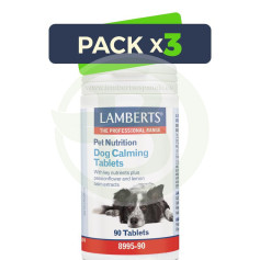 Pacote com 3 comprimidos calmantes para cães, 90 comprimidos